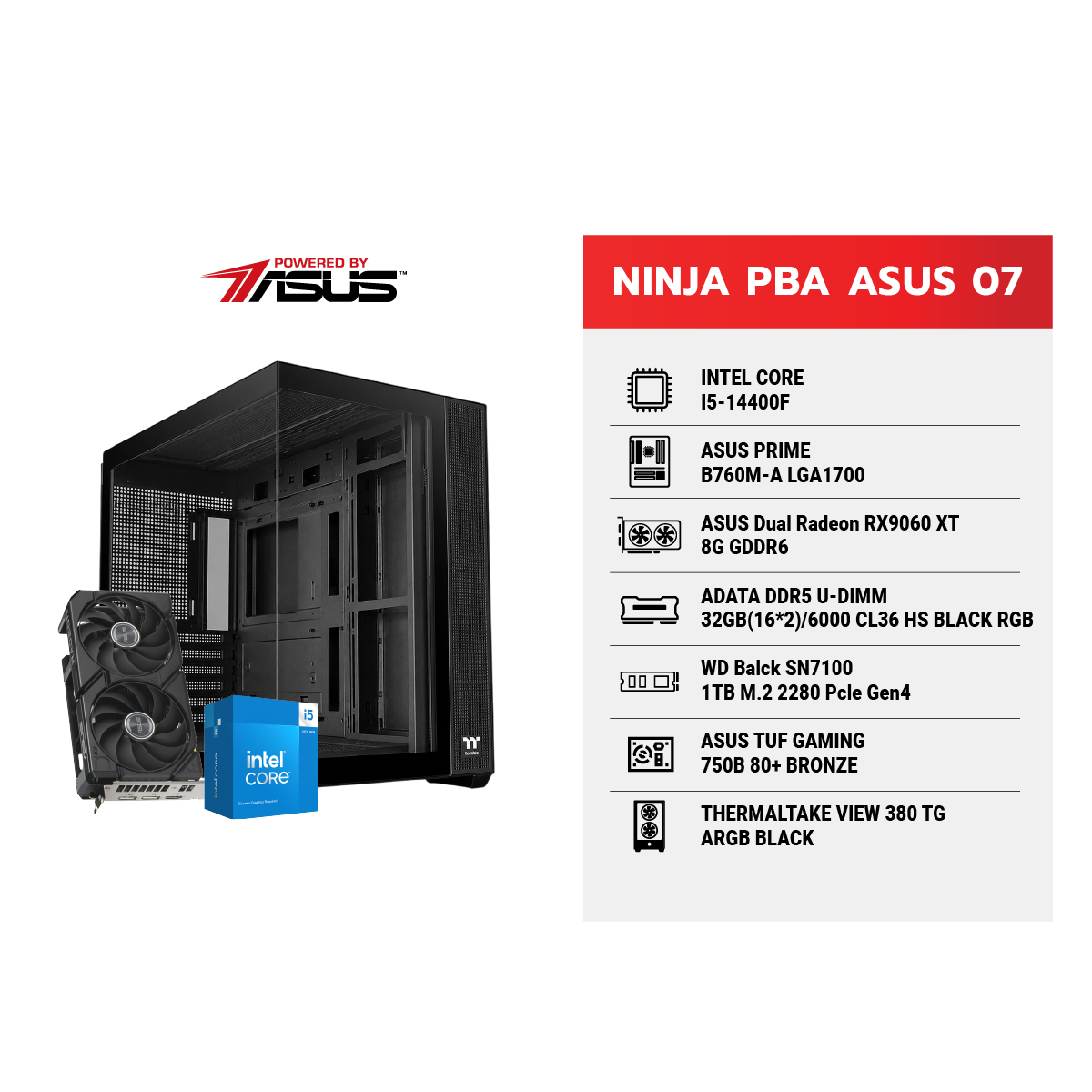 คอมประกอบ NINJA 07 Powered By ASUSSpeedCom