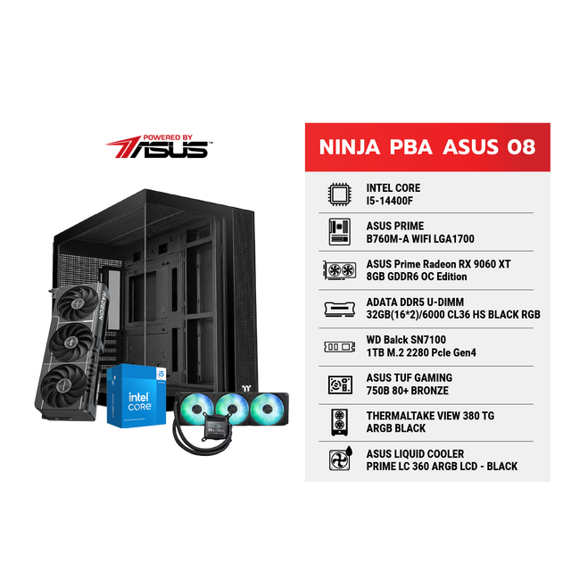 คอมประกอบ NINJA 08 Powered By ASUSSpeedCom