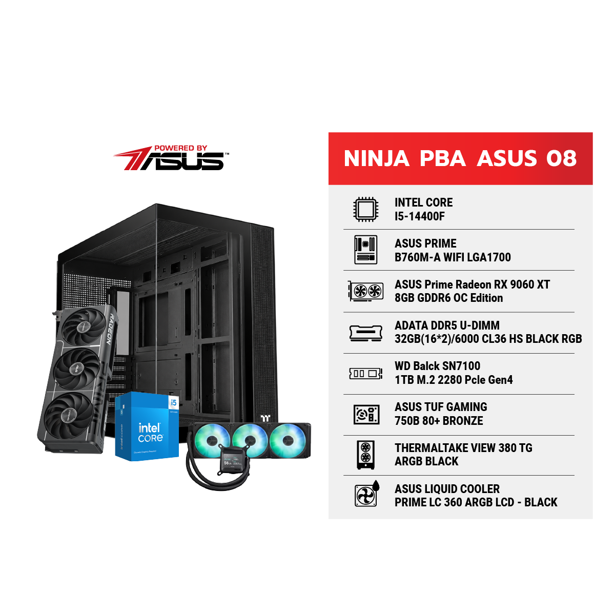 คอมประกอบ NINJA 08 Powered By ASUSSpeedCom