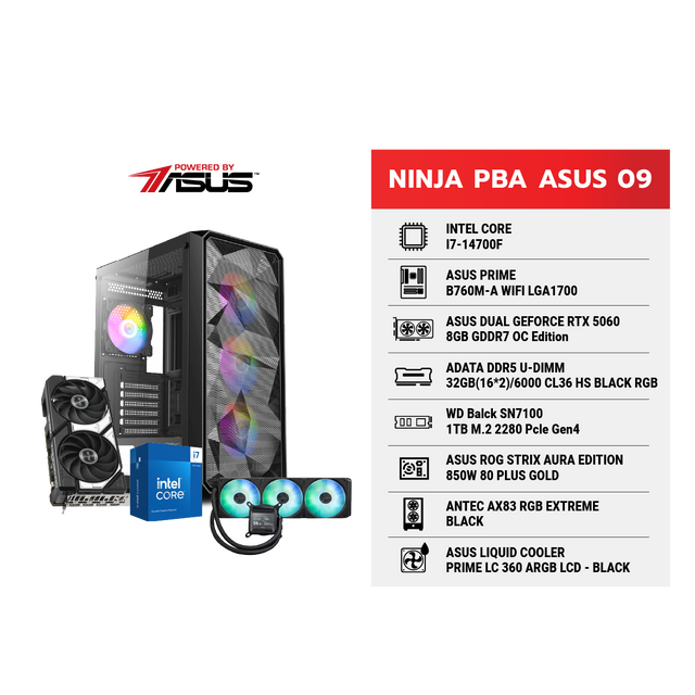 คอมประกอบ NINJA 09 Powered By ASUSSpeedCom