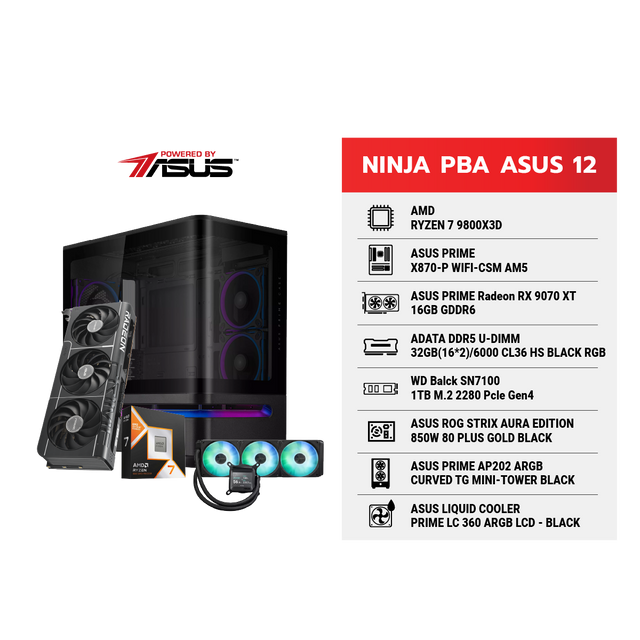 คอมประกอบ NINJA 12 Powered By ASUSSpeedCom