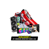 คอมประกอบ NINJA0817-R7-9800X3D-RX9070XT-DDR5-32G Powered By ASUS - SpeedCom