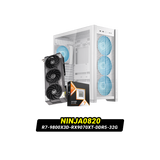 คอมประกอบ NINJA0820-R7-9800X3D-RX9070XT-DDR5-32G Powered By ASUS - SpeedCom