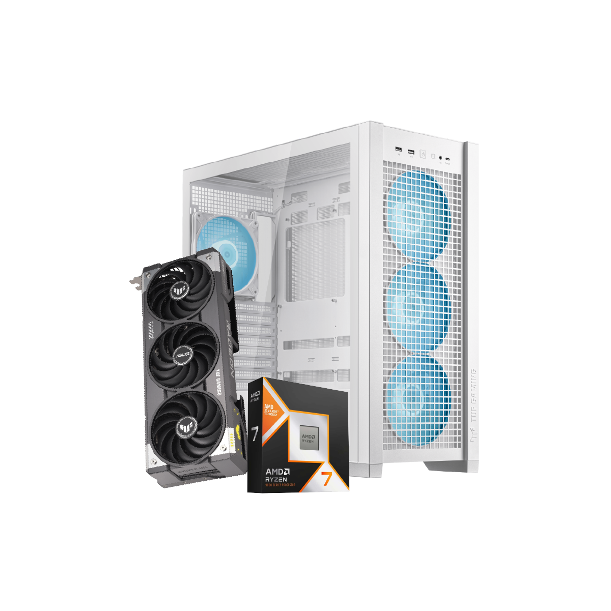 คอมประกอบ NINJA0820-R7-9800X3D-RX9070XT-DDR5-32G Powered By ASUS - SpeedCom