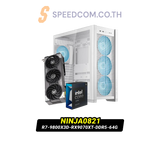 คอมประกอบ NINJA0821-R7-9800X3D-RX9070XT-DDR5-64G Powered By ASUS - SpeedCom