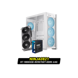คอมประกอบ NINJA0821-R7-9800X3D-RX9070XT-DDR5-64G Powered By ASUS - SpeedCom