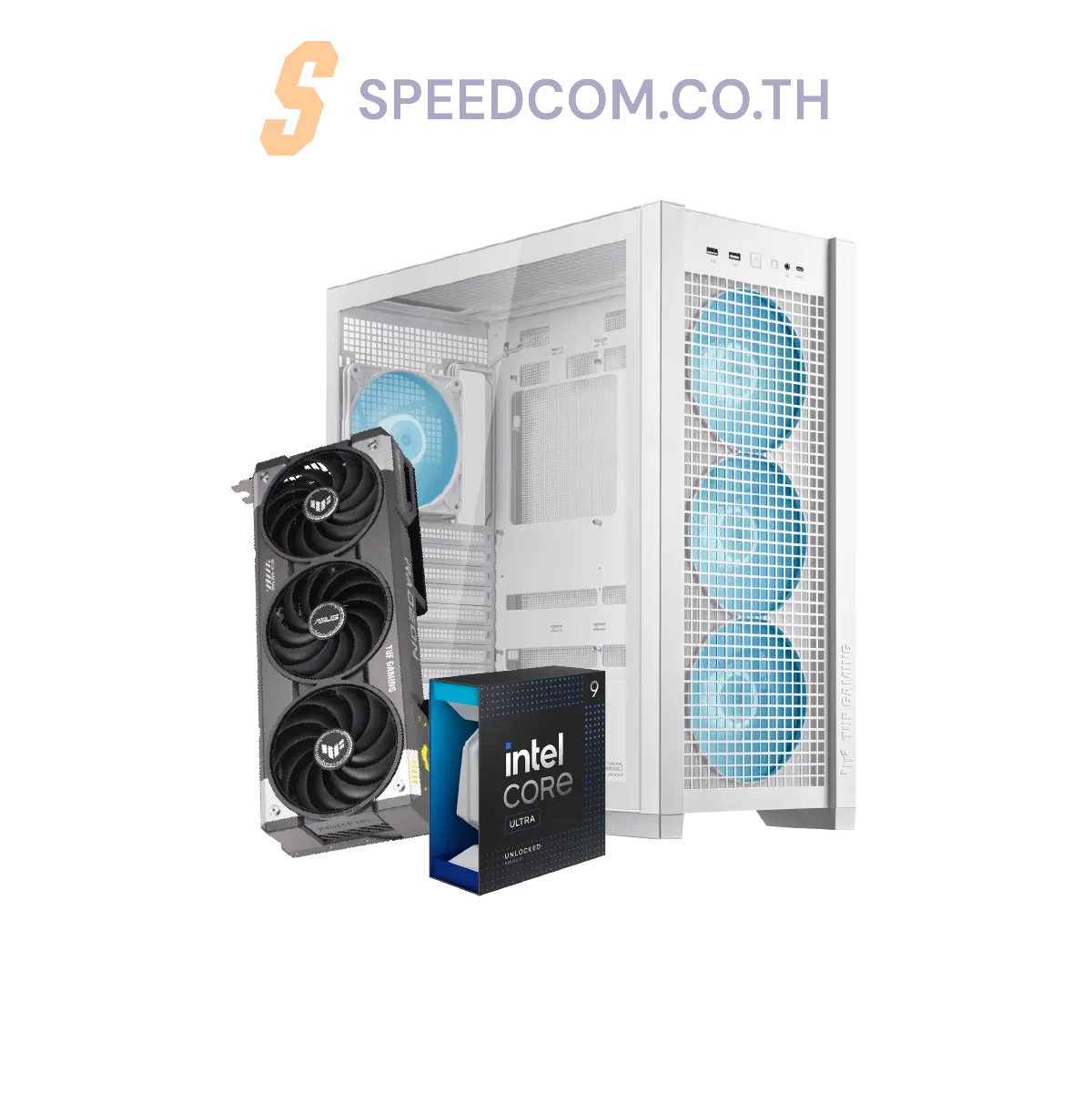 คอมประกอบ NINJA0821-R7-9800X3D-RX9070XT-DDR5-64G Powered By ASUS - SpeedCom