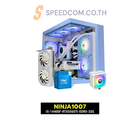 คอมประกอบ NINJA1007-I5-14400F-RTX5060TI-DDR5-32G - SpeedCom