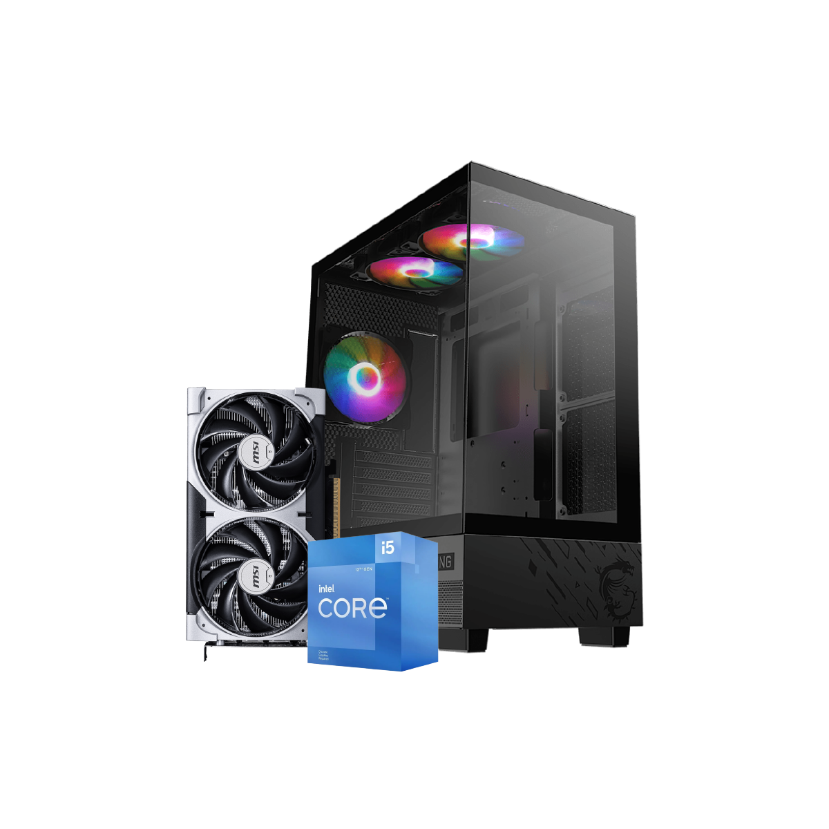 คอมประกอบ NINJA1013-I5-12400F-RTX5060-DDR5-32G Powered BY MSI