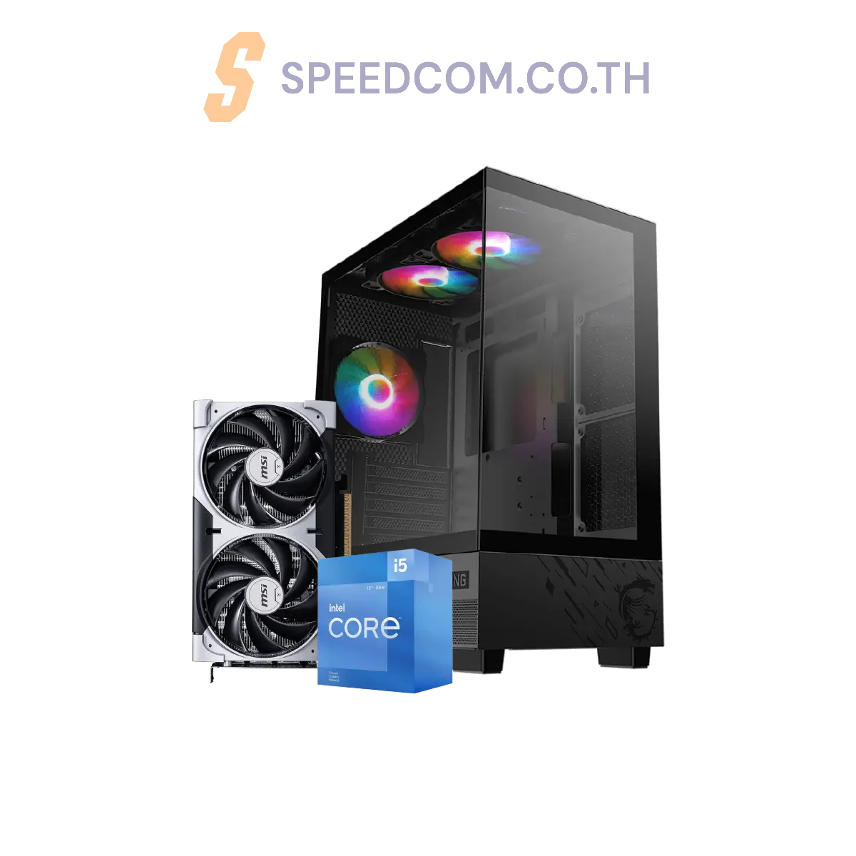 คอมประกอบ NINJA1013-I5-12400F-RTX5060-DDR5-32G Powered BY MSI