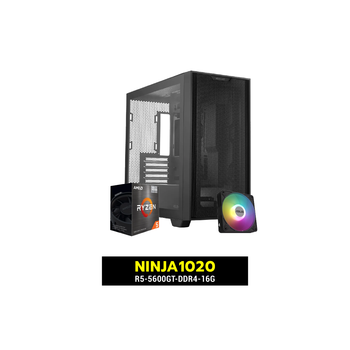 คอมประกอบ NINJA1020-R5-5600GT-DDR4-16G Powered BY ASUS