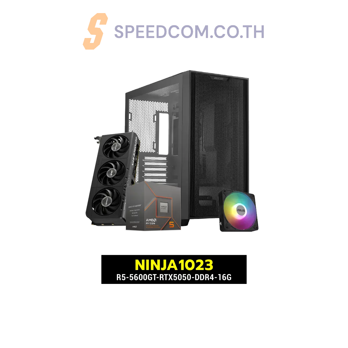 คอมประกอบ NINJA1023-R5-5600GT-RTX5050-DDR4-16G Powered BY ASUS