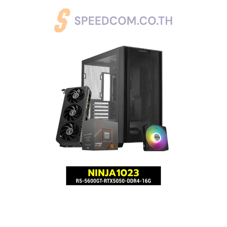 คอมประกอบ NINJA1023-R5-5600GT-RTX5050-DDR4-16G Powered BY ASUS