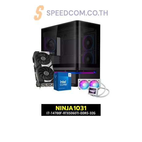 คอมประกอบ NINJA1031-I7-14700F-RTX5060TI-DDR5-32G Powered BY ASUS