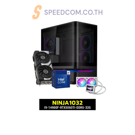 คอมประกอบ NINJA1032-I9-14900F-RTX5060TI-DDR5-32G Powered BY ASUS