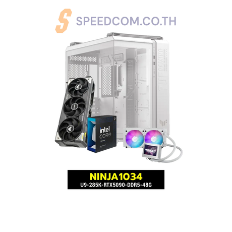 คอมประกอบ NINJA1034-U9-285K-RTX5090-DDR5-48G Powered BY ASUS