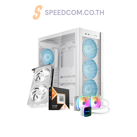 คอมประกอบ NINJA1110-R7-9800X3D-RTX5070-DDR5-32G-WHITESpeedCom