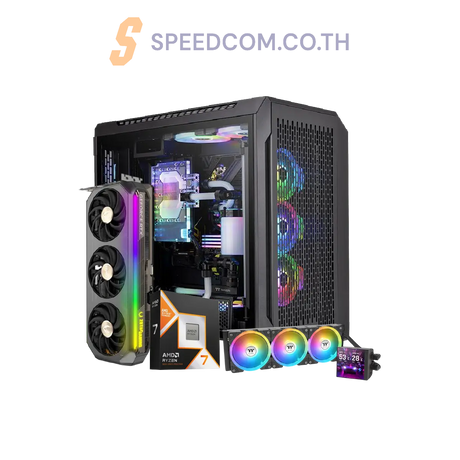 คอมประกอบ NINJA1111-R7-9800X3D-RTX5090-DDR5-128GSpeedCom