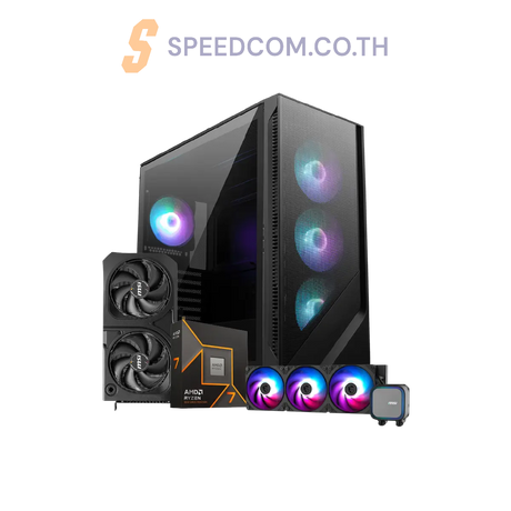 คอมประกอบ NINJA1115-R7-9700X-5060TI-DDR5-32G Powered BY MSISpeedCom