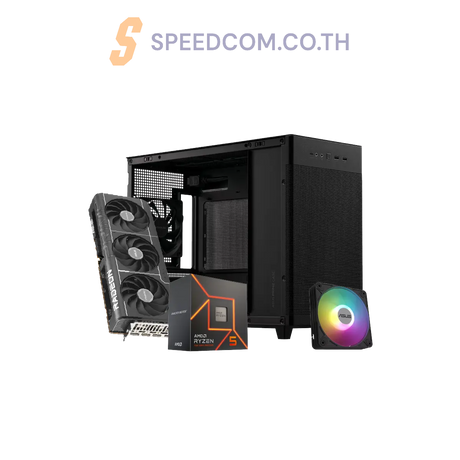 คอมประกอบ NINJA1126-R5-7500F-RX9070-DDR5-32G Powered BY ASUSSpeedCom