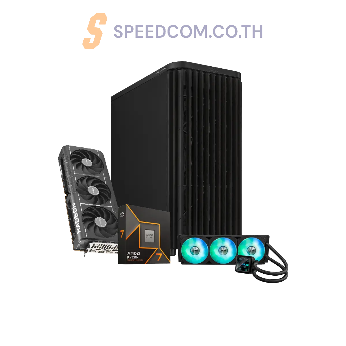 คอมประกอบ NINJA1127-R7-9700X-RX9700-DDR5-32G Powered BY ASUSSpeedCom