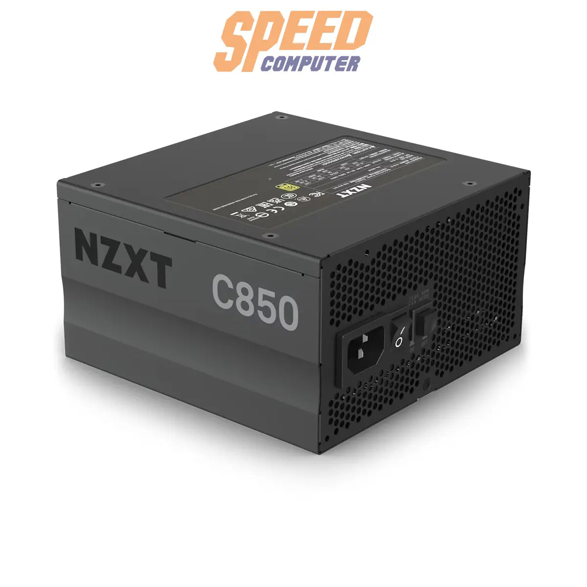 อุปกรณ์จ่ายไฟ NZXT C850 Gold 2022 ขนาด 850W มาตรฐาน 80 Plus Gold แบบโมดูลาร์ สีดำ รุ่น NP-C850M-US