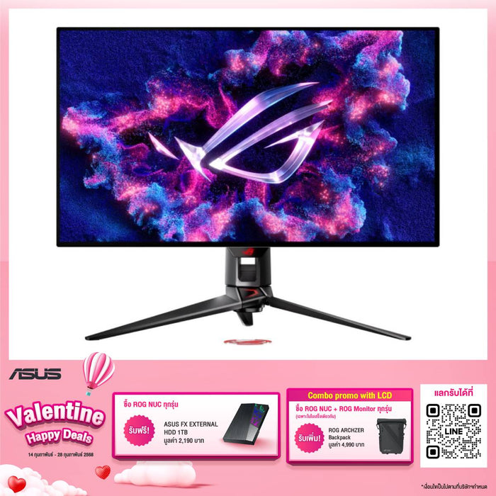 จอมอนิเตอร์ Asus ROG Swift OLED PG32UCDM 32.0" OLED 240Hz สีดำ