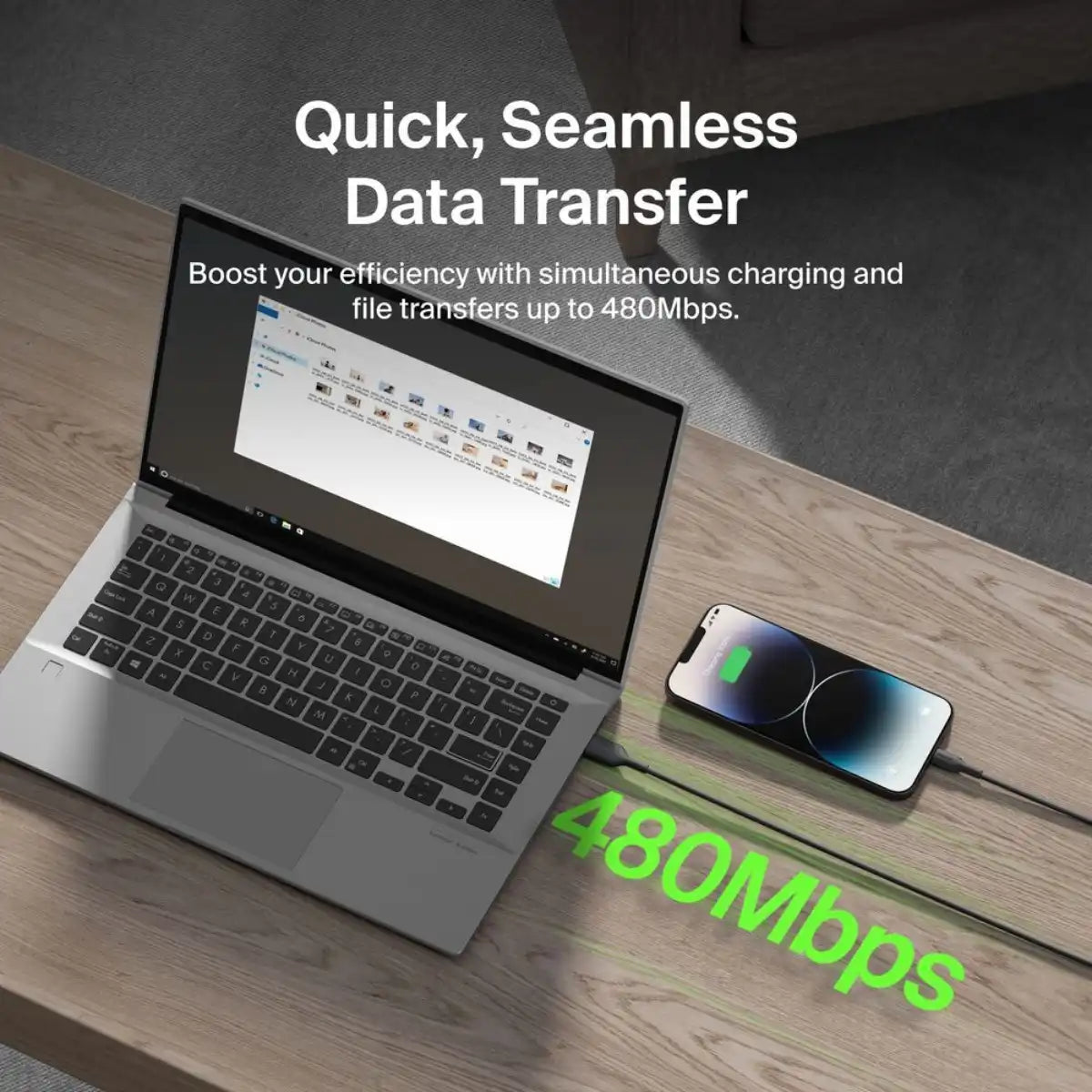 สายชาร์จ Belkin BoostCharge USB-A Cable to Lightning 6.6ft/2m