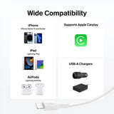 สายชาร์จ Belkin BoostCharge USB-A Cable to Lightning 6.6ft/2m