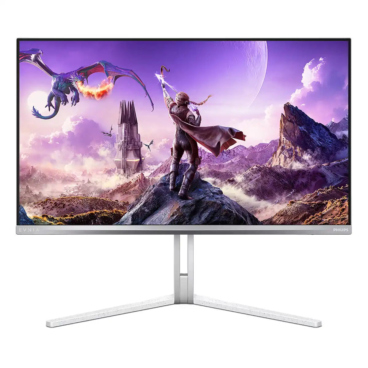 จอมอนิเตอร์ PHILIPS 27M2N8800 26.5" 4K QD OLED 240Hz สีขาว