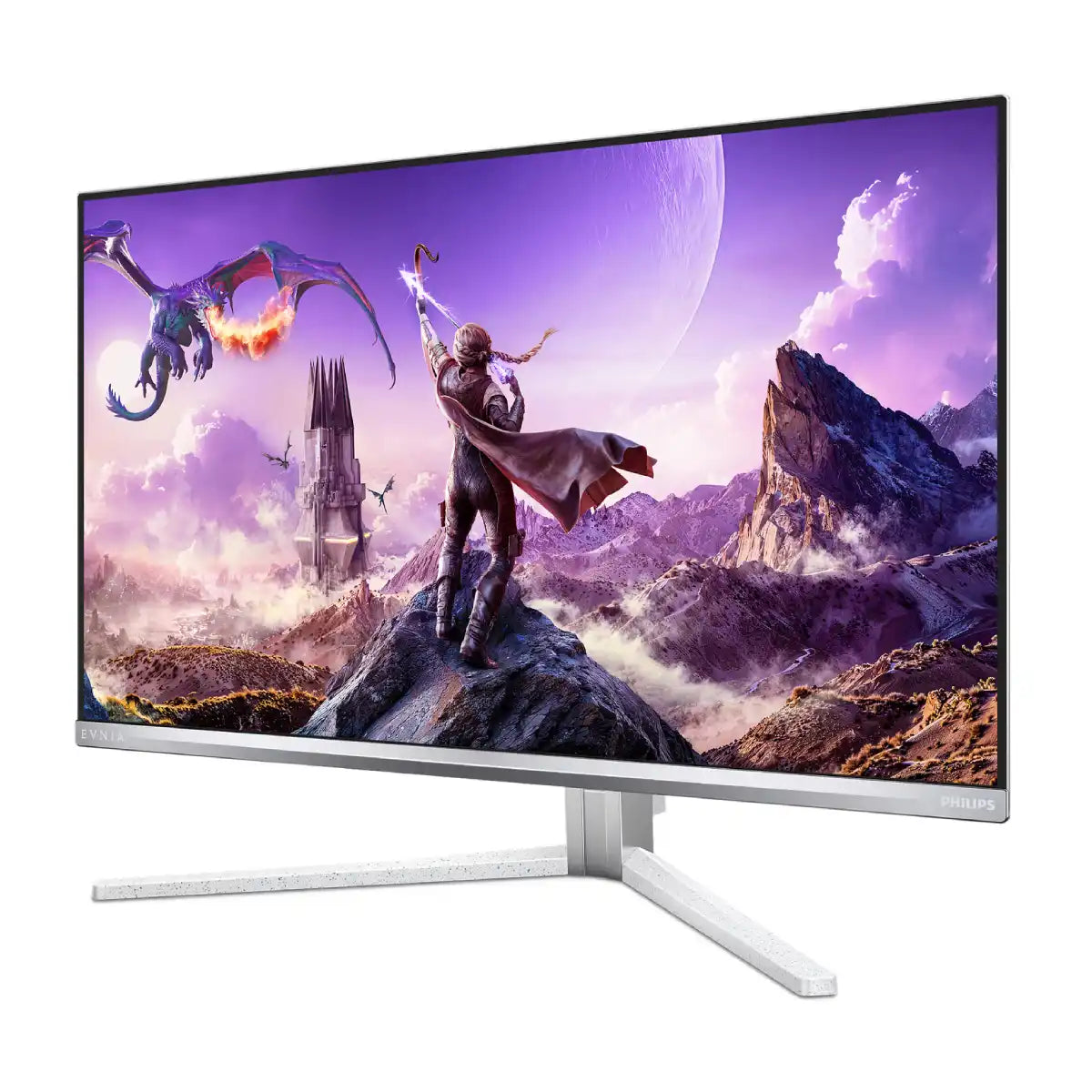 จอมอนิเตอร์ PHILIPS 27M2N8800 26.5" 4K QD OLED 240Hz สีขาว