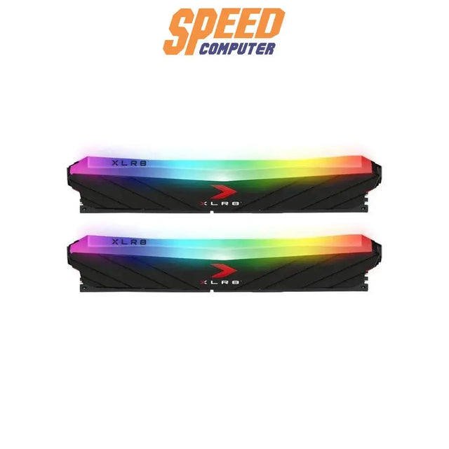 หน่วยความจำ แรม พีซี PNY DDR4 16GB/3200MHz.CL16 (8GBx2) XLR8 RGB - SpeedCom