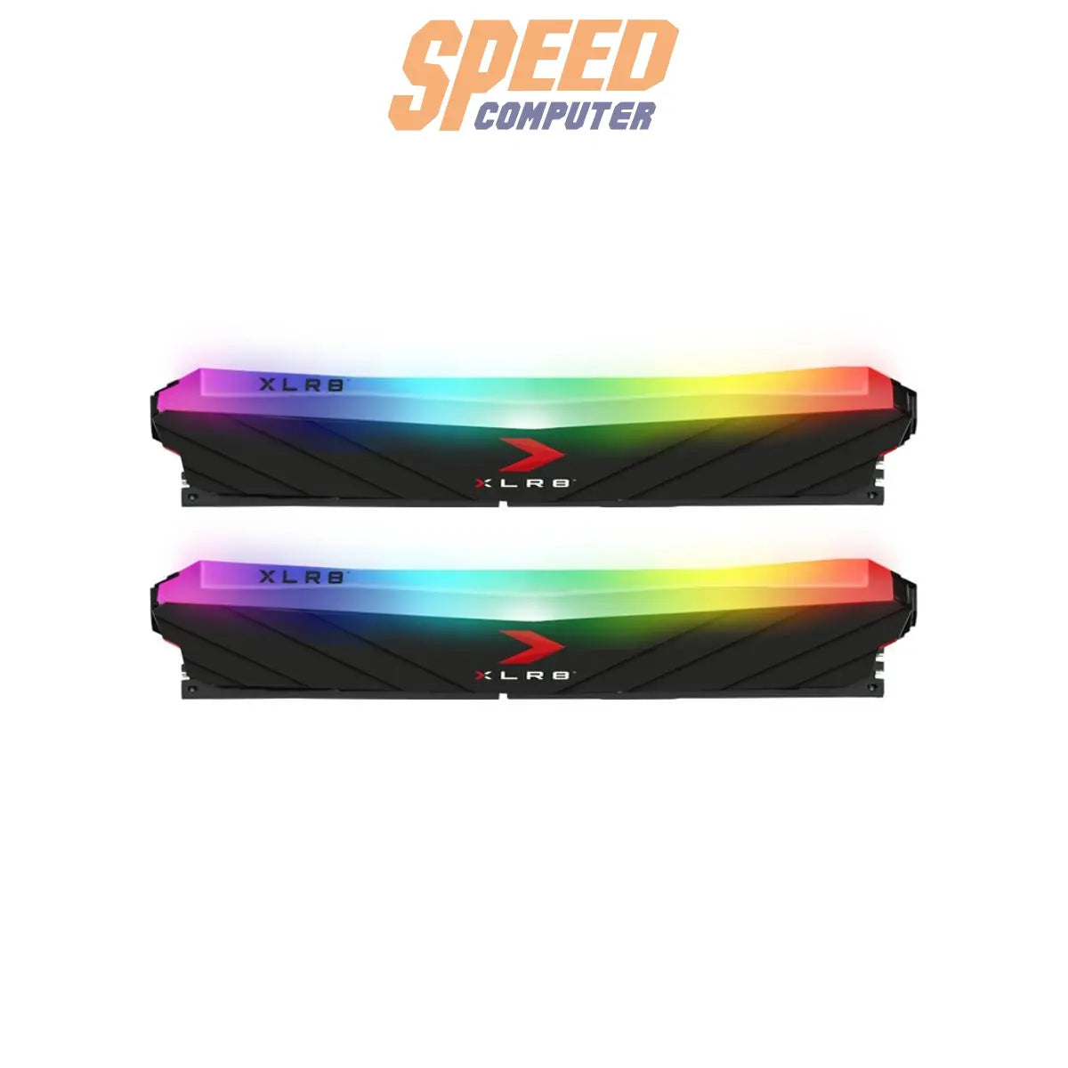 หน่วยความจำ แรม พีซี PNY XLR8 Gaming EPIC-X RGB 16GB (MD16GK2D4400018XRGB) สีดำ - SpeedCom