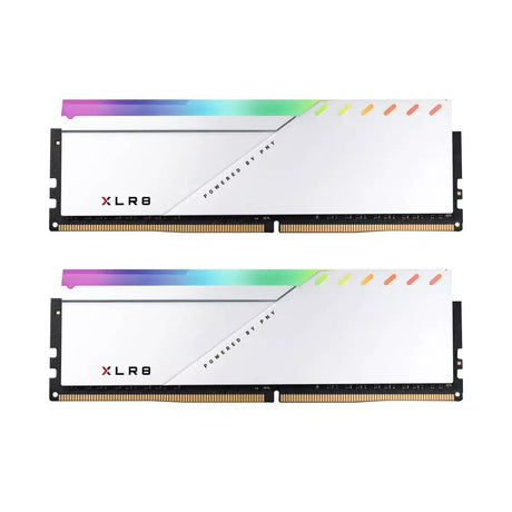 หน่วยความจำ แรม พีซี PNY XLR8 RGB DDR4 3600MHz 16GB(8GBx2) สีเงิน - SpeedCom