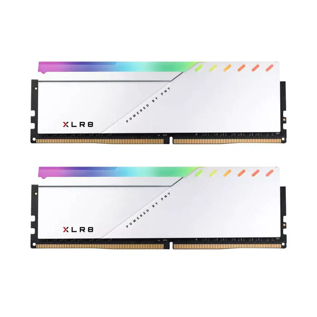 หน่วยความจำ แรม พีซี PNY XLR8 RGB DDR4 3600MHz 16GB(8GBx2) สีเงิน - SpeedCom