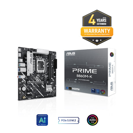 เมนบอร์ด Asus Prime B860M-K-CSM DDR5 LGA 1851 สีดำSpeedCom