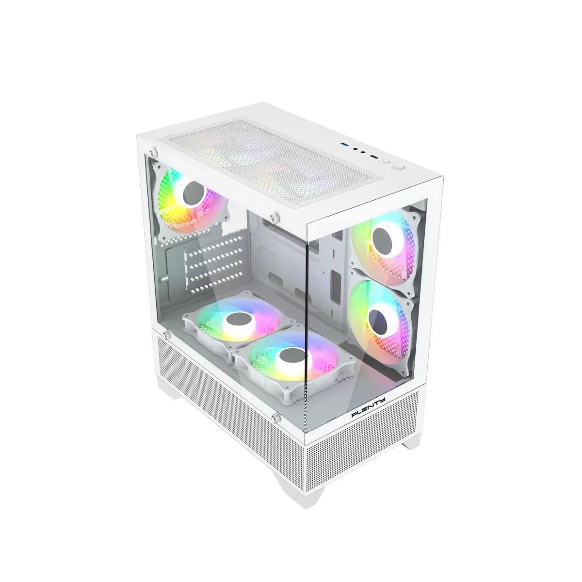 เคส Plenty GL210M M-ATX Tempered Glass - SpeedCom