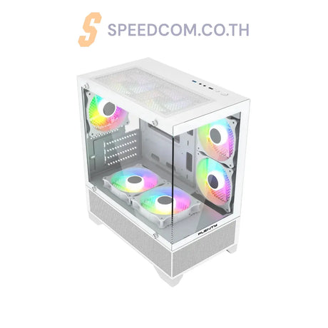 เคส Plenty GL210M M-ATX Tempered Glass - SpeedCom