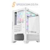 เคส Plenty GL210M M-ATX Tempered Glass - SpeedCom