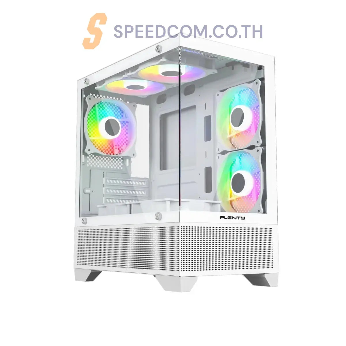 เคส Plenty GL210M M-ATX Tempered Glass - SpeedCom