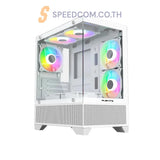 เคส Plenty GL210M M-ATX Tempered Glass - SpeedCom