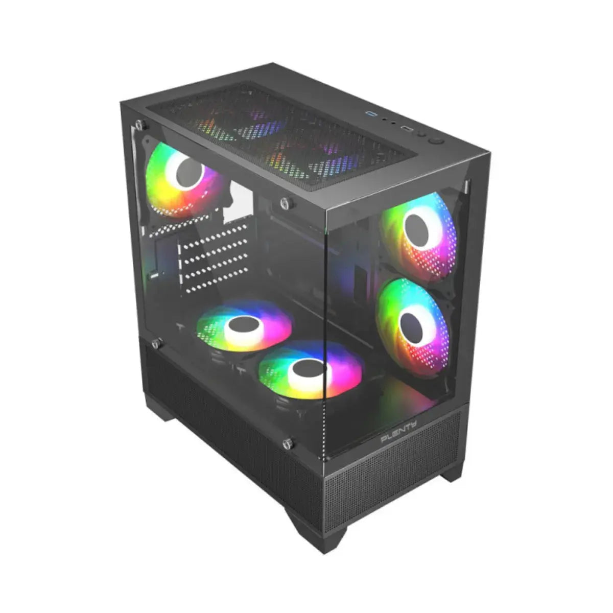 เคส Plenty GL210M M-ATX Tempered Glass - SpeedCom