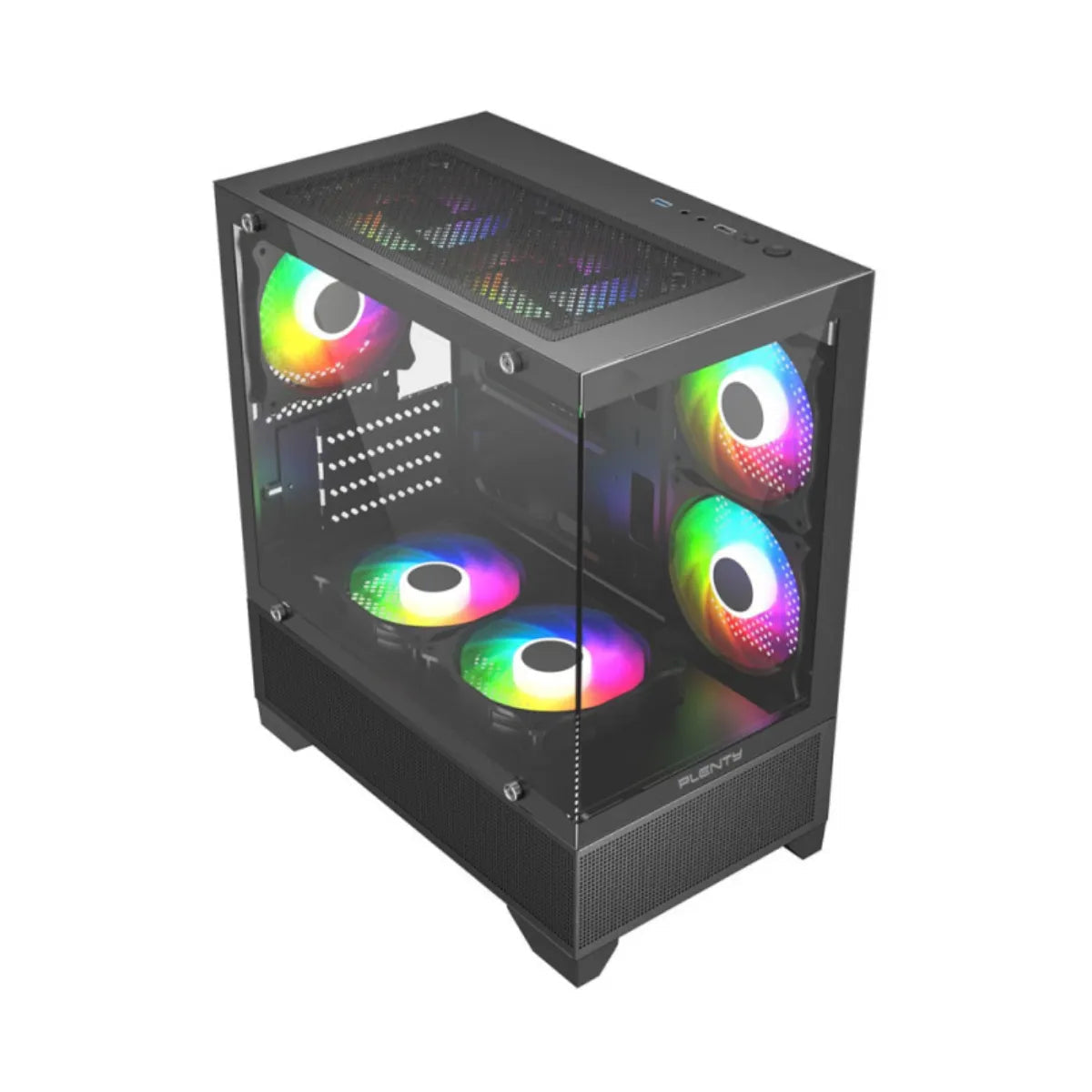 เคส Plenty GL210M M-ATX Tempered Glass - SpeedCom