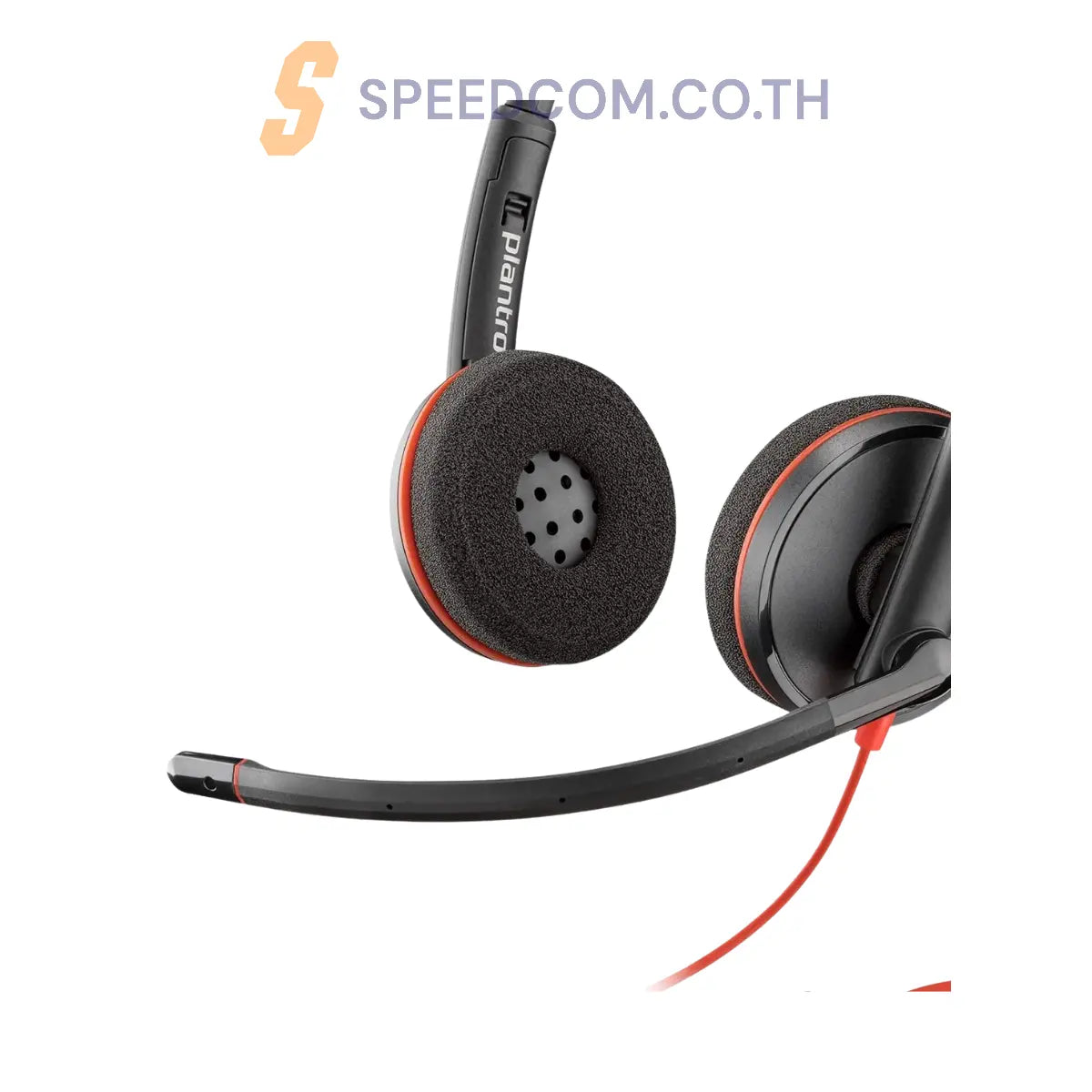 หูฟัง Poly Blackwire 3220 Stereo USB-C Headset +USB-C/A Adapter (8X228AA) - SpeedCom