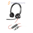 หูฟัง  Poly Blackwire 3320 (8X220AA) USB-C Headset +USB-C/A Adapter