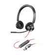 หูฟัง  Poly Blackwire 3320 (8X220AA) USB-C Headset +USB-C/A Adapter