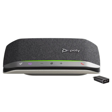 สปีกเกอร์โฟน Poly Sync 20+ Microsoft Teams Certified USB-A/C Speakerphone (B95VLAA) - SpeedCom