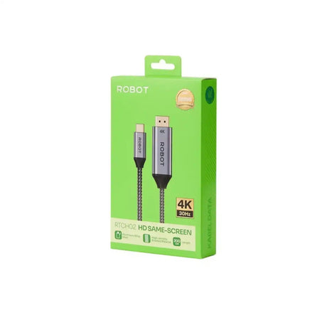 สายต่อจอ ROBOT RTCH02 USB-C TO HDMI 2M