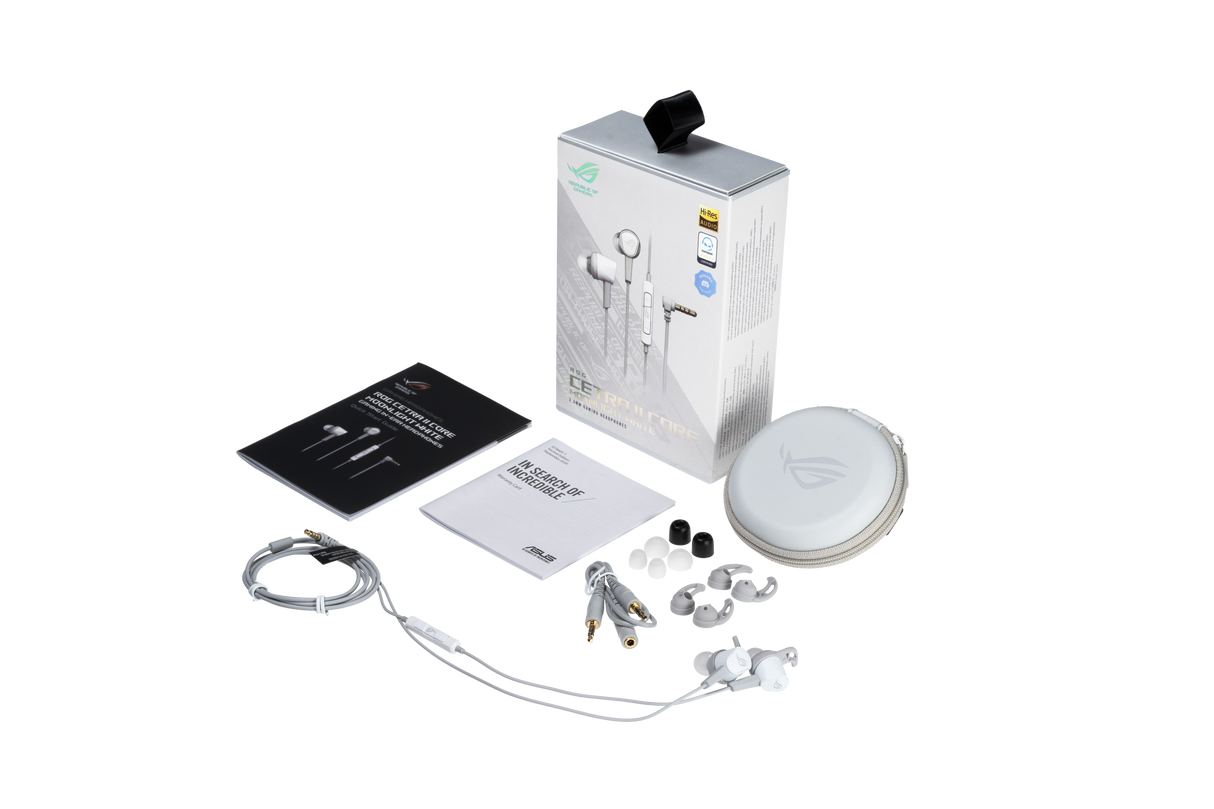 หูฟังอินเอียร์ Asus ROG Cetra II Core ML WH สีขาวSpeedCom