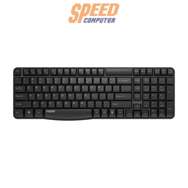 คีย์บอร์ด Rapoo E1050 USB WIRELESS 2.4GHz - SpeedCom